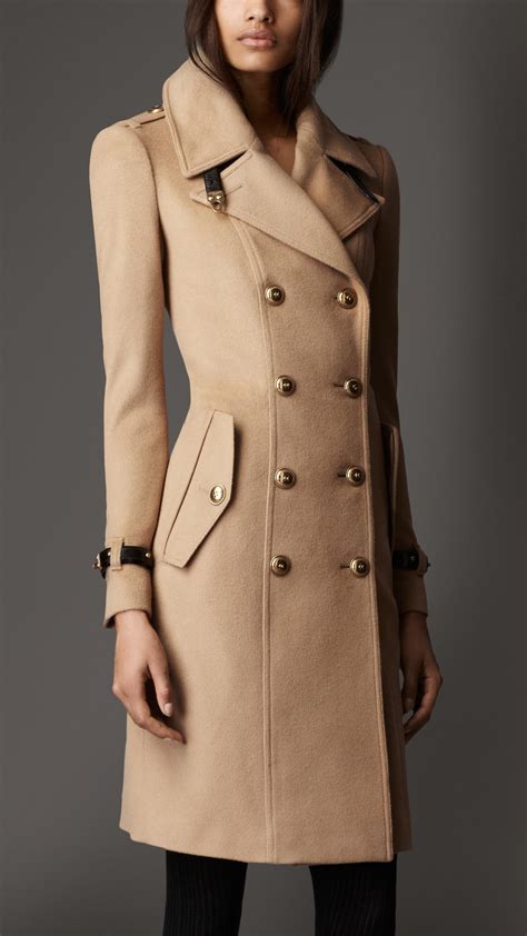 burberry wool camel coat|burberry wool coat outlet.